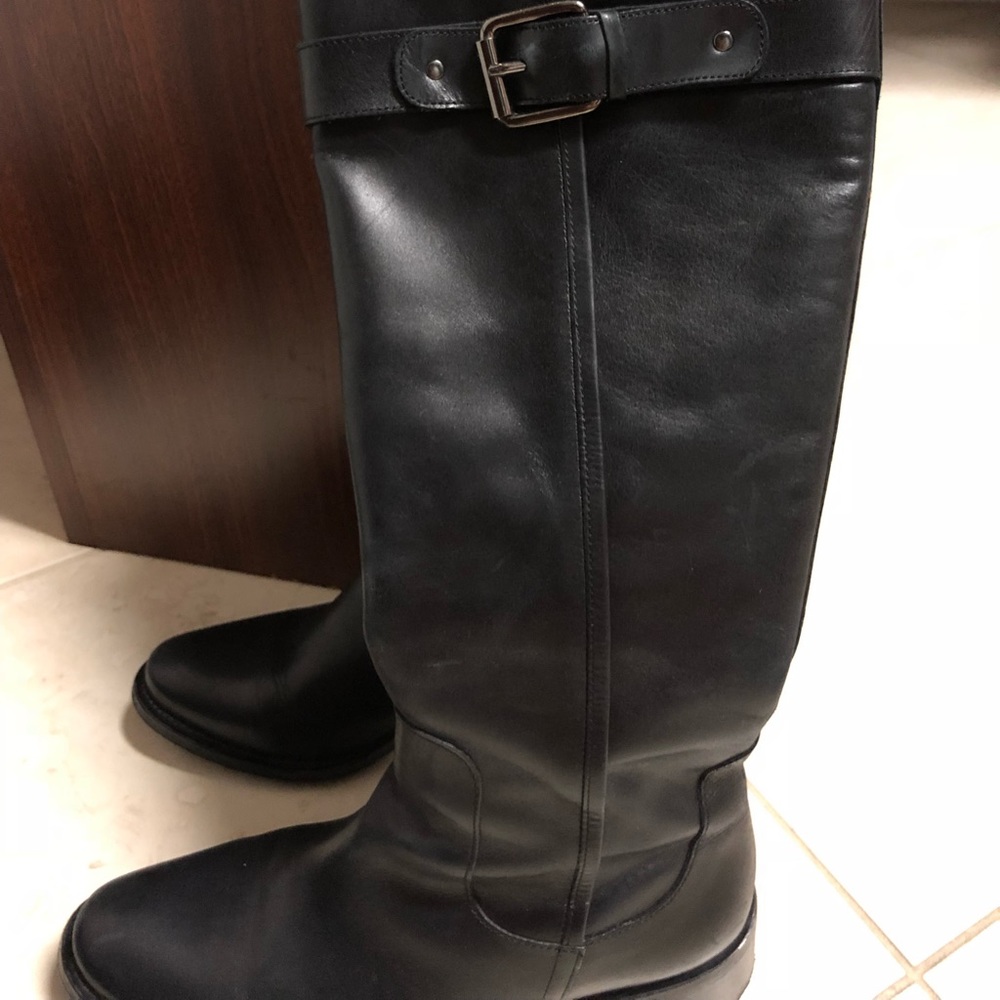Cole Haan black tall boots size 8.5